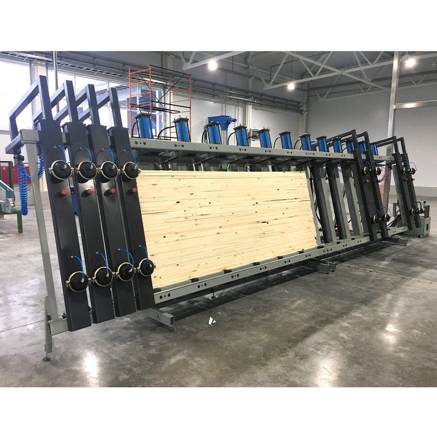 Гидравлический пресс для склеивания бруса и щита SLH150-3GRPФото 7017-03.jpg