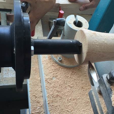Токарный станок по дереву с копировальным устройством WoodTec L 1450Фото 7066-07.jpg