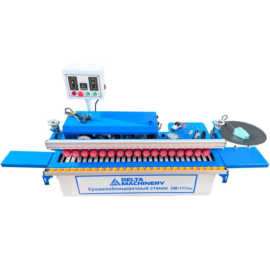 Кромкооблицовочный станок DELTAMACHINERY DM-117 PRO c автоматической подачей заготовки