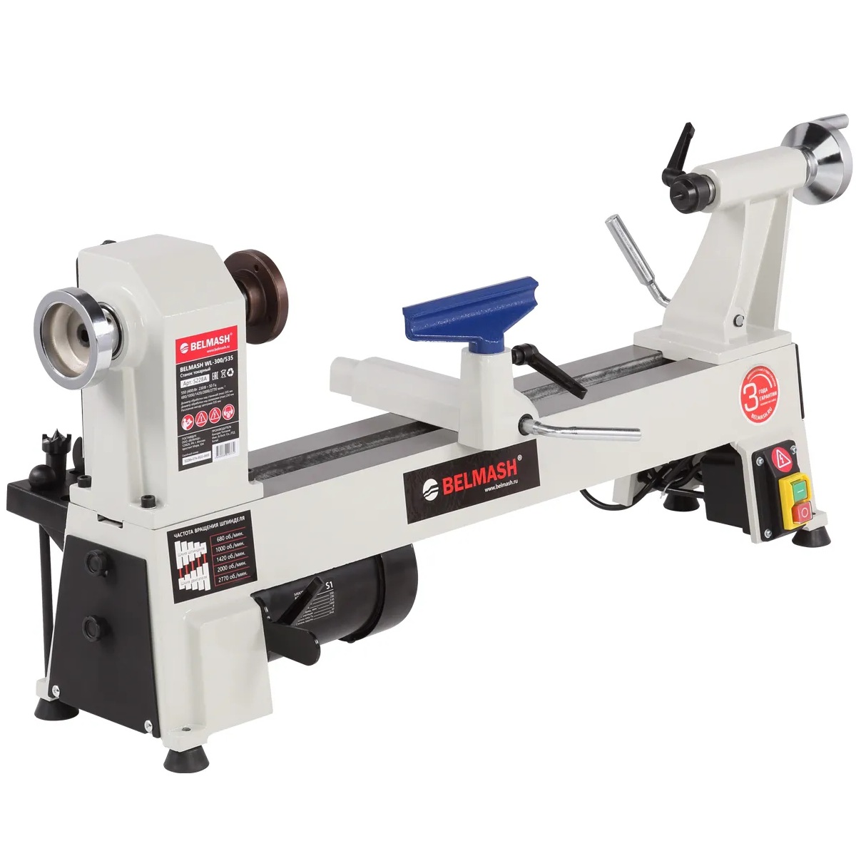 Токарный станок по дереву BELMASH WL-300/535