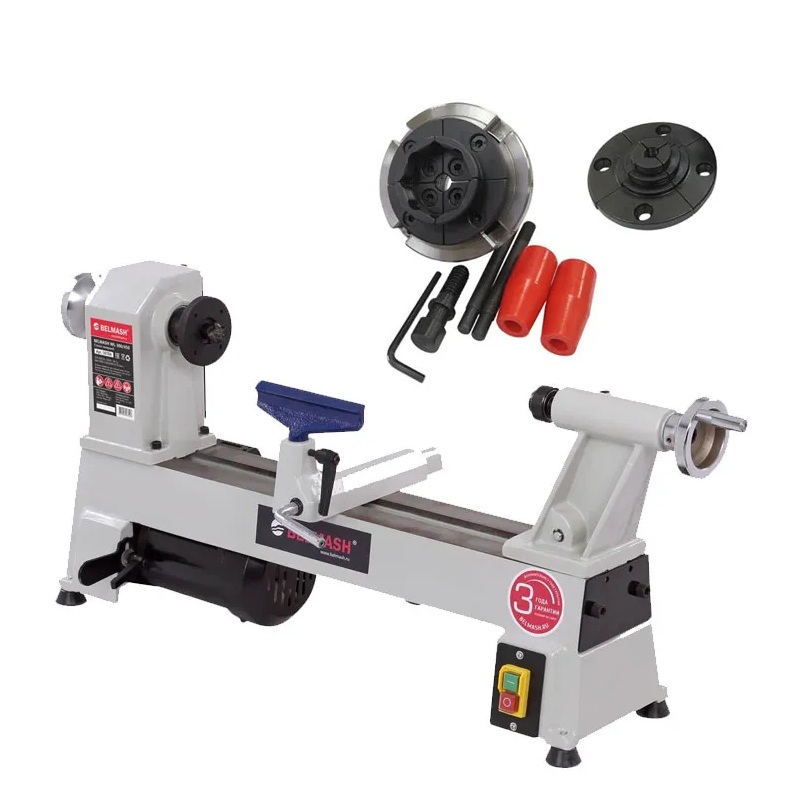 Токарный станок по дереву BELMASH WL-300/450 с токарным патроном BELMASH LC100B