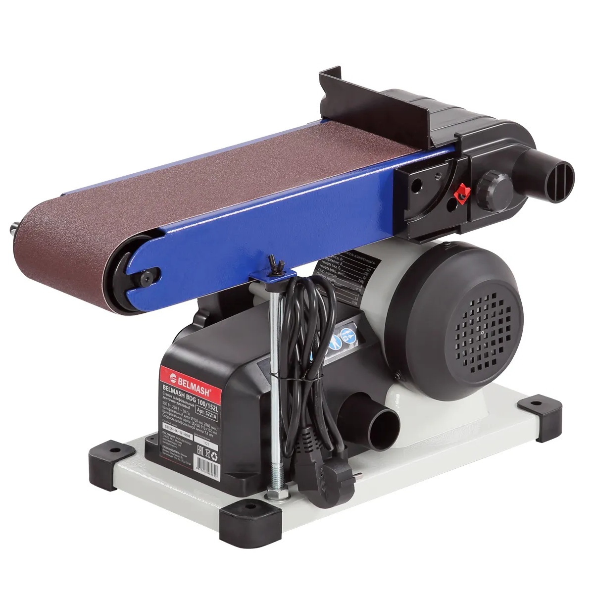 Ленточно-дисковый шлифовальный станок BELMASH BDG 100/152LФото 7198-02.jpg