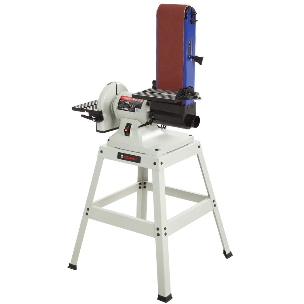 Ленточно-дисковый шлифовальный станок BELMASH BDG-2 152/228