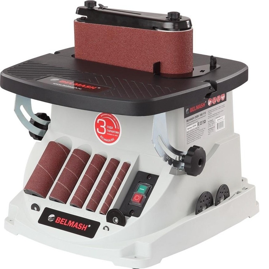 Шлифовальный осцилляционный шпиндельно-ленточный станок BELMASH OSBS-100/115