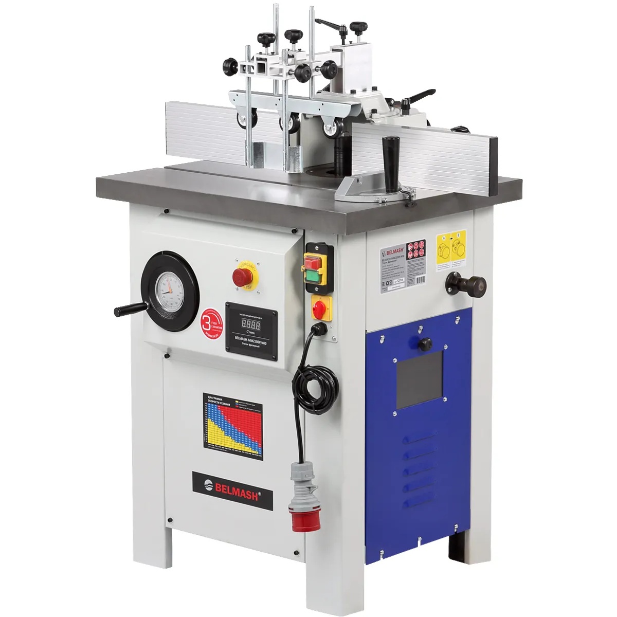 Фрезерный станок по дереву BELMASH MM2200P/400 (2.2 кВт, 400 В)