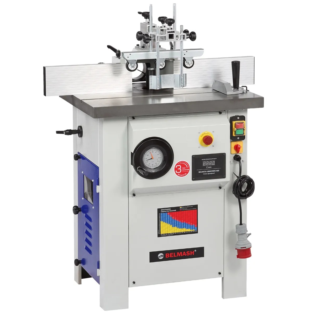 Фрезерный станок по дереву BELMASH MM2200P/400 (2.2 кВт, 400 В)Фото 7227-02.jpg