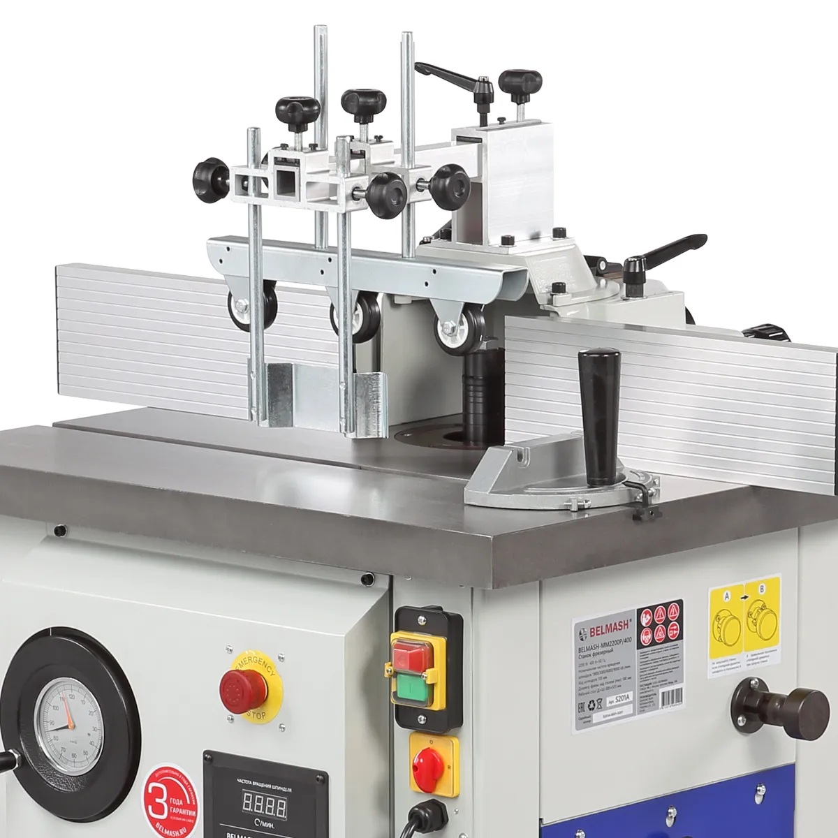 Фрезерный станок по дереву BELMASH MM2200P/400 (2.2 кВт, 400 В)Фото 7227-03.jpg