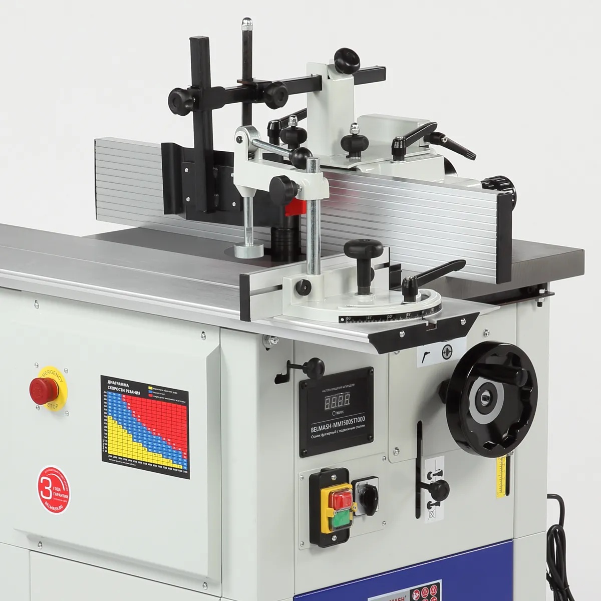 Фрезерный станок по дереву BELMASH MM1500ST1000/400 (1,5 кВт, 400 В)Фото 7236-02.jpg