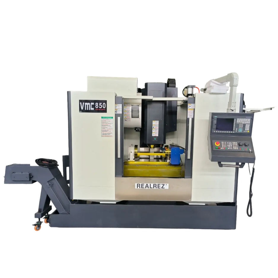 Вертикальный обрабатывающий центр с ЧПУ REALREZ VMC850 (4-ая ось + Siemens 828D)