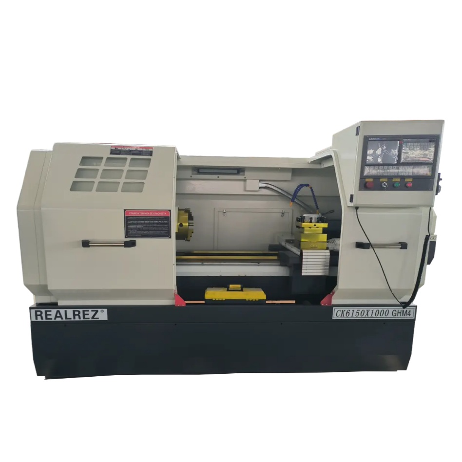 Токарный станок с ЧПУ REALREZ CK 6150х1000 GHM4 (утяжеленная станина)