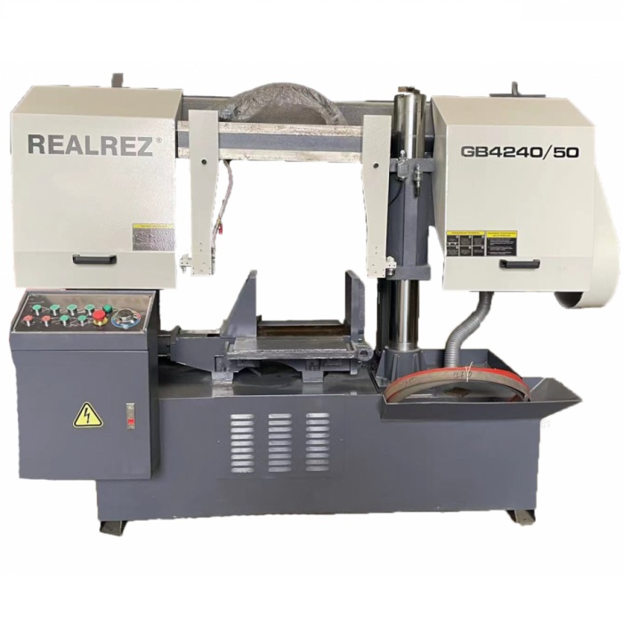 Полуавтоматический ленточнопильный станок REALREZ GB4240/50