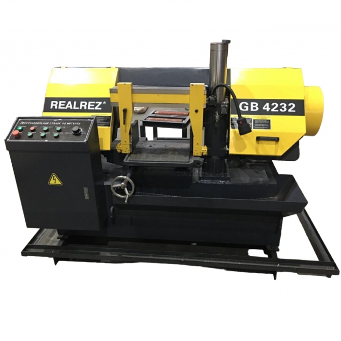 Полуавтоматический ленточнопильный станок REALREZ GB4232