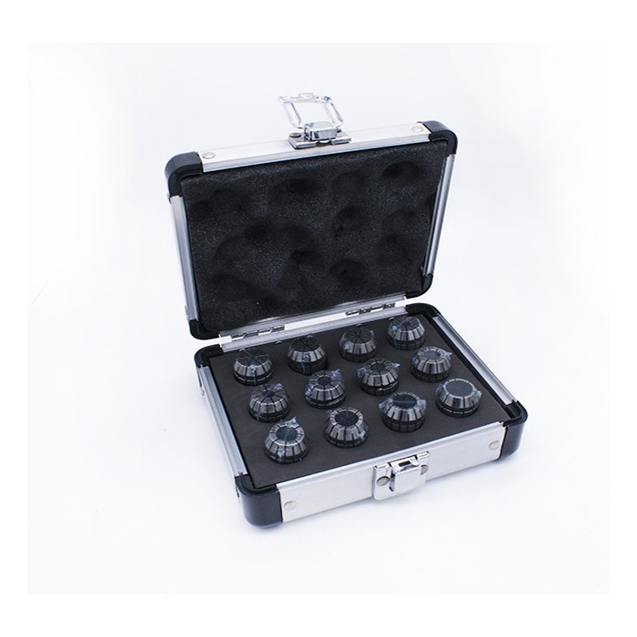 Набор цанг прецизионных в металлическом кейсе ER20AA-12 шт