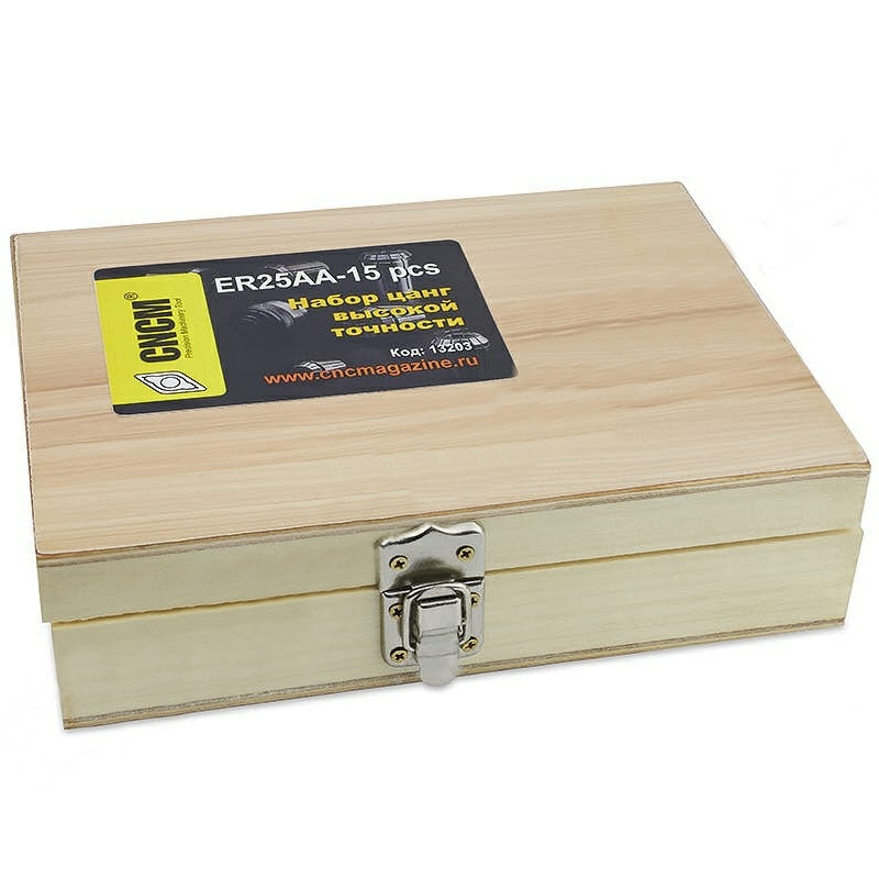 Набор цанг прецизионных в деревянном кейсе ER25AA-15 штФото 7617-03.jpg