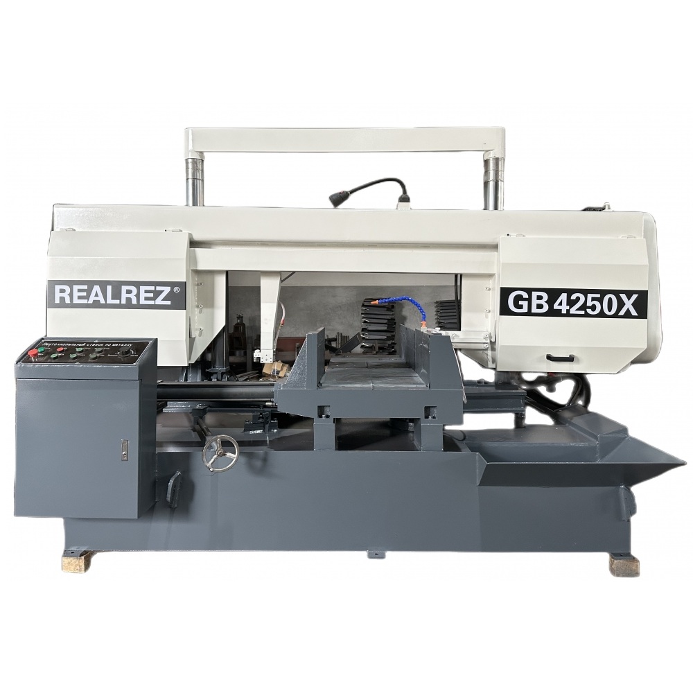 Полуавтоматический ленточнопильный станок REALREZ GB4250X