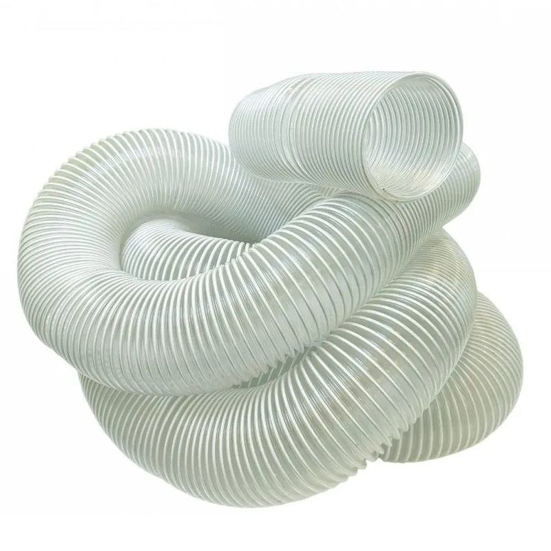 Шланг соединительный для вытяжки/стружкоотсоса 100 мм пвх прозрачный