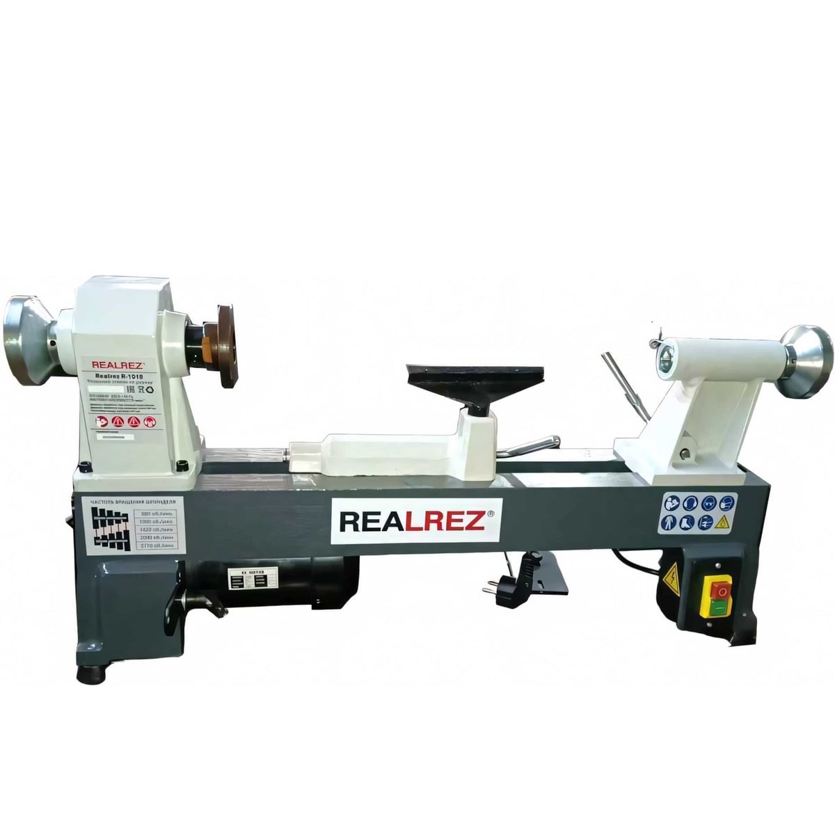 Токарный станок по дереву REALREZ R-1018 370 W