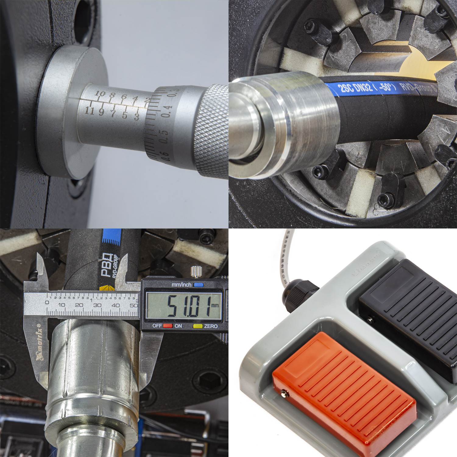 Станок обжимной для РВД DOMICRON DM 90 (380V) мотор SiemensФото 8041-04.jpg