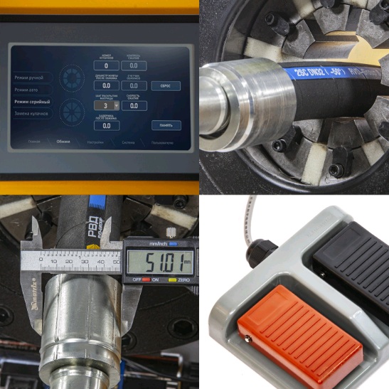 Станок обжимной для РВД DOMICRON Smart Panel DM-90B (220V)Фото 8042-06.jpg