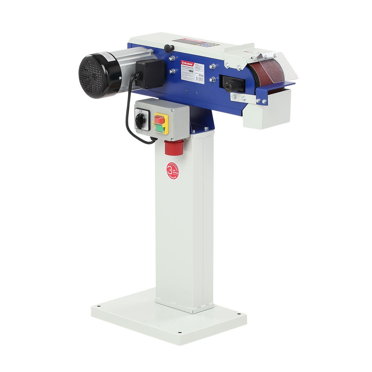 Ленточный шлифовальный станок BELMASH BSM-484/400