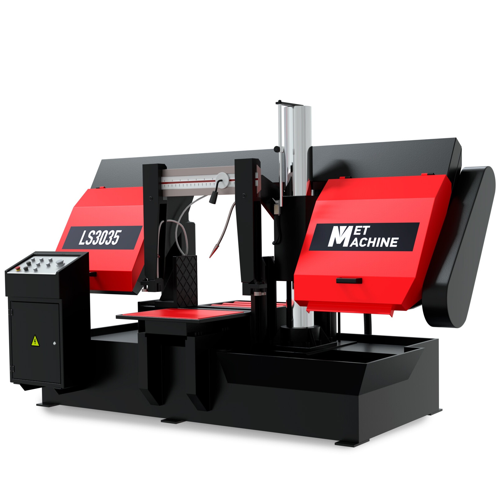 Полуавтоматический ленточнопильный станок MetMachine LS3035-0L00Т0
