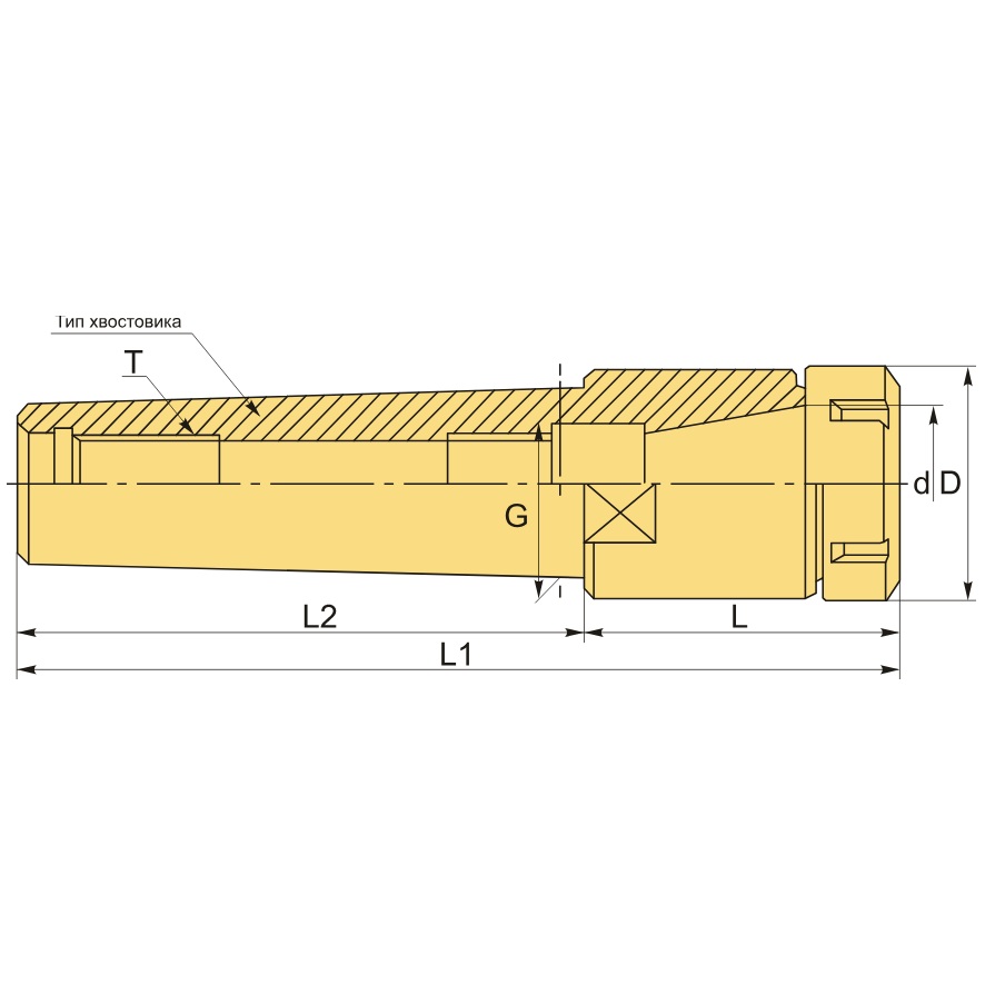 Цанговый патрон с конусом Морзе №2 с лапкой MTB2-ER25-50Фото 8719-02.jpg