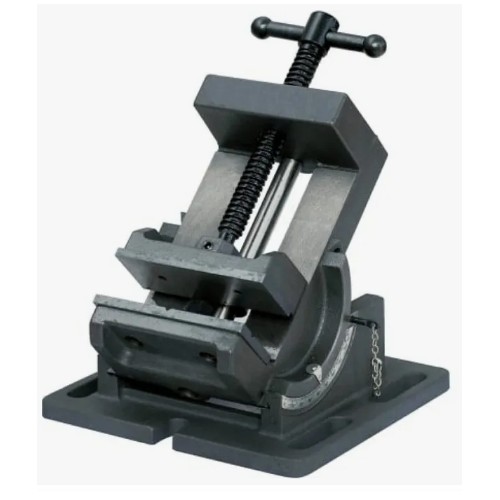 Тиски станочные 100 мм для сверлильных станков глобусные