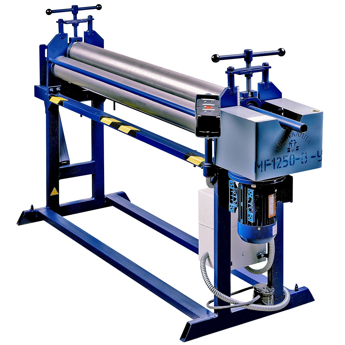 Электромеханические вальцы трехвалковые усиленные Металлица МГ-1250-В-У