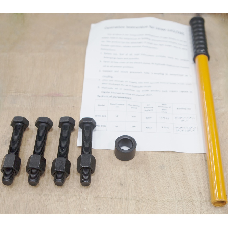 Трубогиб пневмогидравлический STALEX HB-16QФото 9126-04.jpg