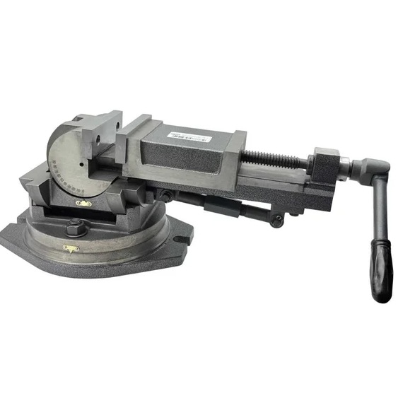 Тиски станочные глобусные трехповоротные L губок 125 мм, серия QW125 TORNERIФото 9178-03.jpg