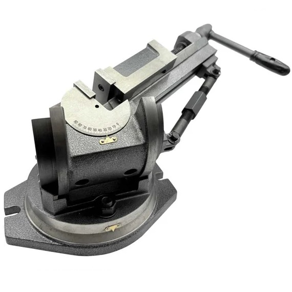 Тиски станочные глобусные трехповоротные L губок 100 мм, серия QW100 TORNERIФото 9179-02.jpg