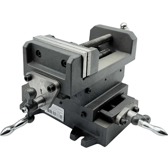 Тиски станочные координатные с 2-мя суппортами TORNERI неповоротные L губок 125 мм, серия Q97125Фото 9180-03.jpg