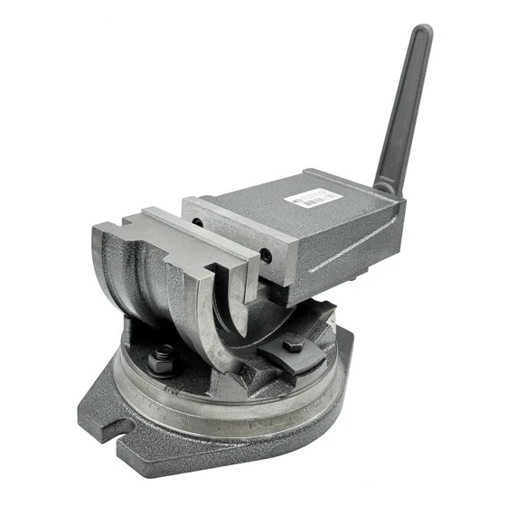 Тиски станочные глобусные TORNERI 2-х осевые поворотные L губок 125 мм, серия QHK125Фото 9181-02.jpg