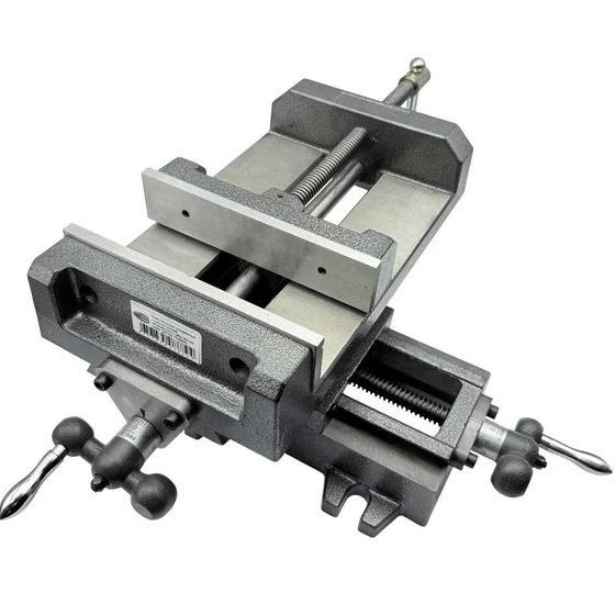 Тиски станочные координатные с 2-мя суппортами TORNERI неповоротные L губок 200 мм, серия Q97200