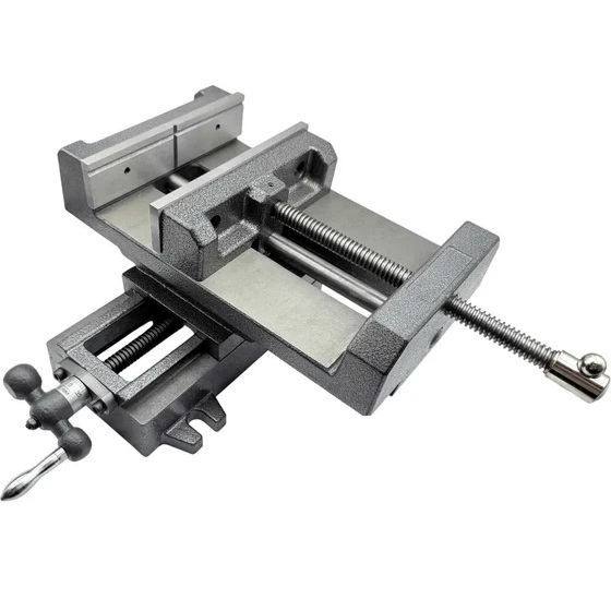 Тиски станочные координатные с 2-мя суппортами TORNERI неповоротные L губок 200 мм, серия Q97200Фото 9185-02.jpg