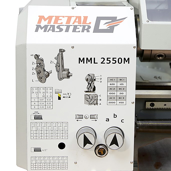 Настольный токарно-фрезерный станок по металлу METAL MASTER MML 2550M