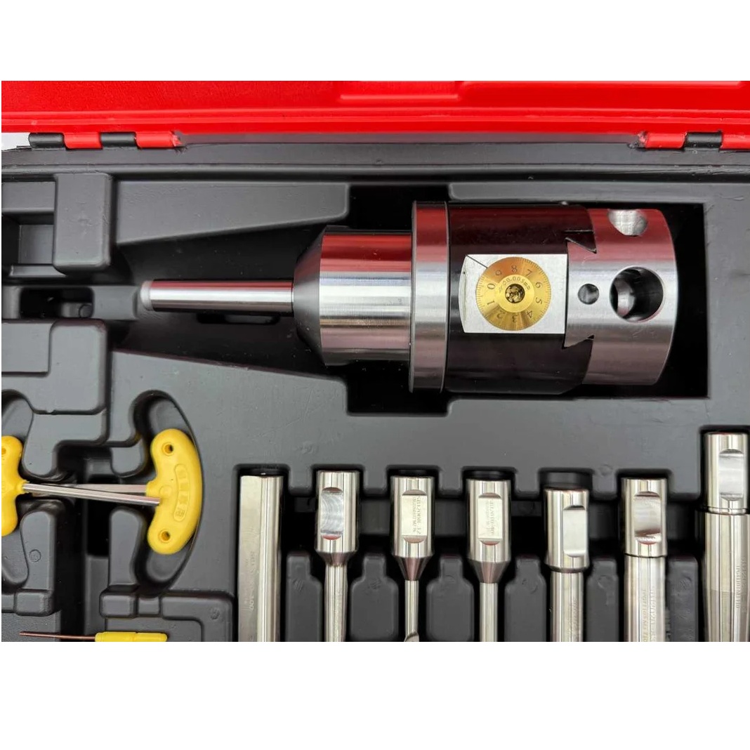 Головка расточная микрометрическая TORNERI NBH2084, D расточки 8-280 мм, с хвостовиком КМ2, с комплектом резцов из 8-ми штФото 9210-03.jpg