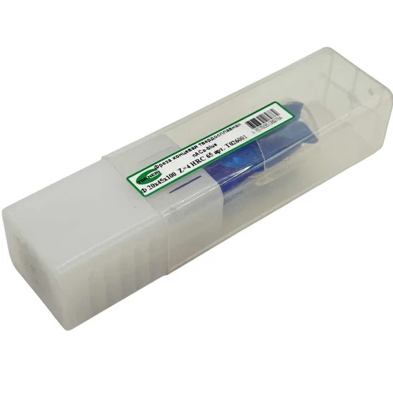 Фреза концевая твердосплавная ц/х TORNERI 20x45x100 мм, z=4, с покрытием nACo-blue, HRC 65Фото 9223-03.jpg