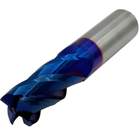 Фреза концевая твердосплавная ц/х TORNERI 18x45x100 мм, z=4, с покрытием nACo-blue, HRC 65