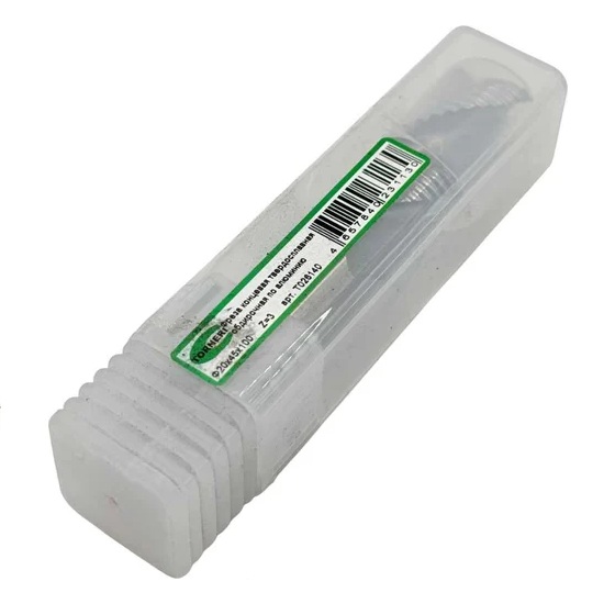 Фреза концевая твердосплавная обдирочная TORNERI ц/х 20x45x100 мм z=3, по алюминиюФото 9235-03.jpg