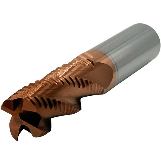 Фреза концевая твердосплавная обдирочная ц/х TORNERI 20x45x100 мм z=4, с покрытием TiXCo, HRC 55