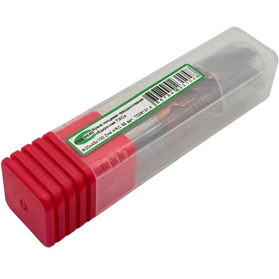 Фреза концевая твердосплавная обдирочная ц/х TORNERI 20x45x100 мм z=4, с покрытием TiXCo, HRC 55Фото 9236-03.jpg