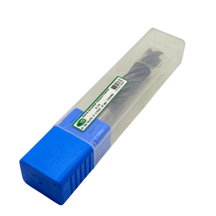 Фреза концевая твердосплавная ц/х TORNERI 18x70x150 мм, z=4, с покрытием AlTiN, HRC 45Фото 9248-03.jpg