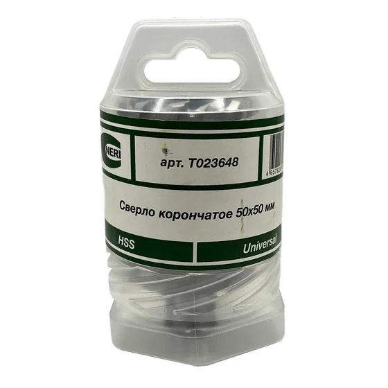 Сверло корончатое TORNERI 50х50 мм, HSS, Universal / Weldon 19Фото 9283-03.jpg