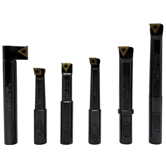 Комплект резцов TORNERI из 6-ти шт. с мех. креплением т/с пластин к расточным головкам ф 50 мм, F1-12 мм