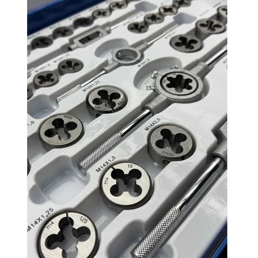 Набор метчиков и плашек TORNERI М2 - М18 (110 предметов) в металлическом кейсеФото 9288-04.jpg