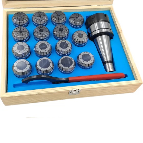 Патрон цанговый 7:24 NT40 с набором цанг ЕR 40 из 15 шт. (4-26 мм) TORNERIФото 9331-02.jpg