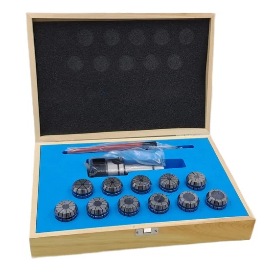 Патрон цанговый 7:24 NT30 с набором цанг ЕR 32 из 11 шт. (4-20 мм) TORNERI