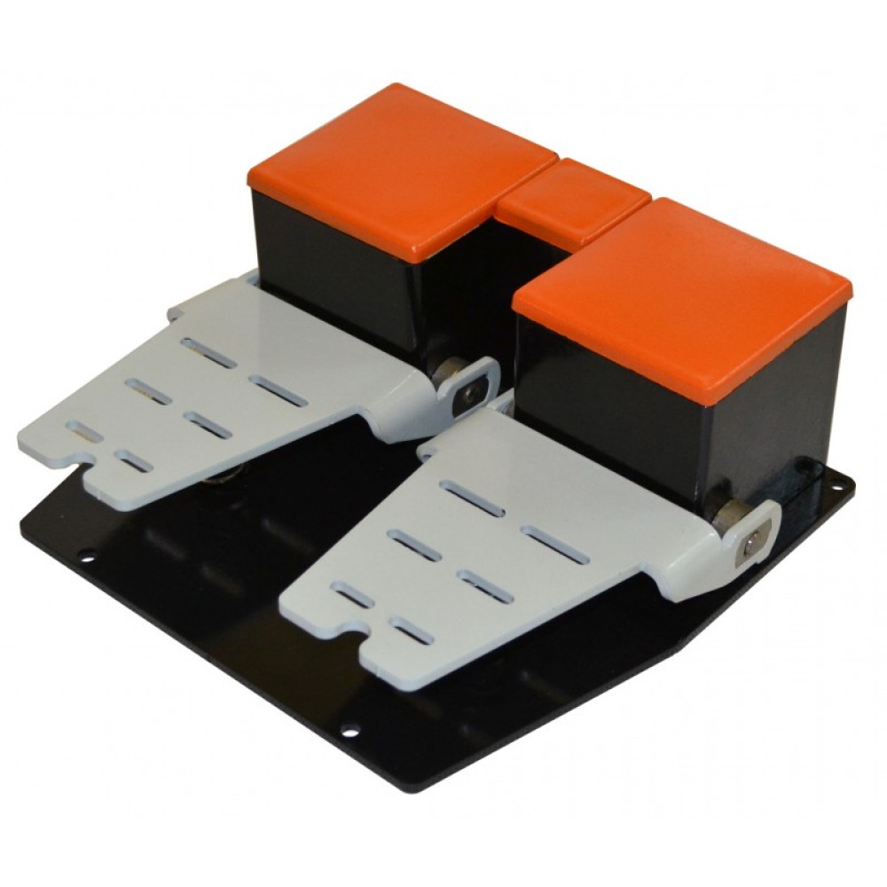 Педальный переключатель двойной открытый ВПО-2 NO/NC+NO/NC