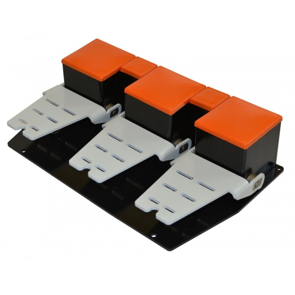 Педальный переключатель тройной открытый ВПО-3Д 2xNO/NC+2xNO/NC+2xNO/NC